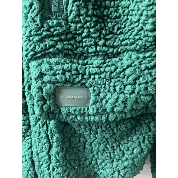 My Mum Made it Hooded Shag Utility Jacket - Aventurine - Picture 10 of 12